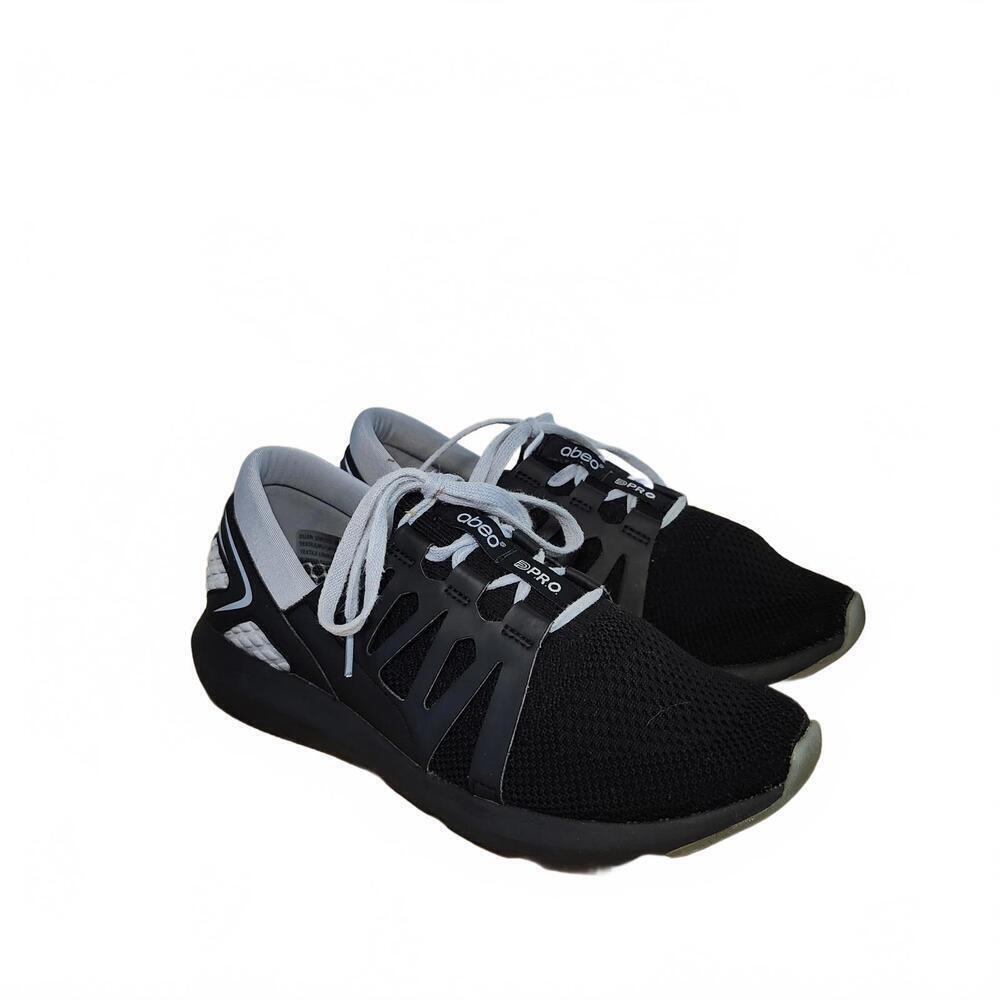 ABEO LITE Women's Ellen Black Grey ProSystem Athletic Shoes Size 9